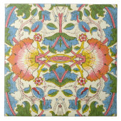 William Morris Loddon Blossom Blumenmuster Fliese (Vorderseite)