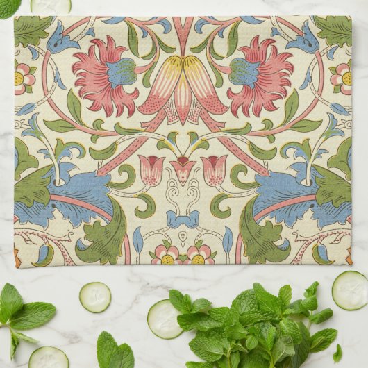 William Morris Loddon Blossom Blumenmuster Geschirrtuch (Gefaltet)