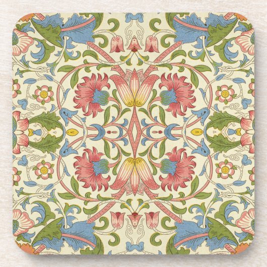 William Morris Loddon Blossom Blumenmuster Getränkeuntersetzer (Vorderseite)