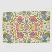William Morris Loddon Blossom Blumenmuster Golfhandtuch (Horizontal)