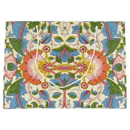 William Morris Loddon Blossom Blumenmuster Große Geschenktüte (Vorderseite)