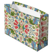 William Morris Loddon Blossom Blumenmuster Große Geschenktüte (Rückseite Schrägansicht)