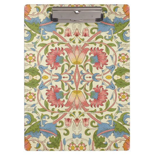 William Morris Loddon Blossom Blumenmuster Klemmbrett (Vorderseite)