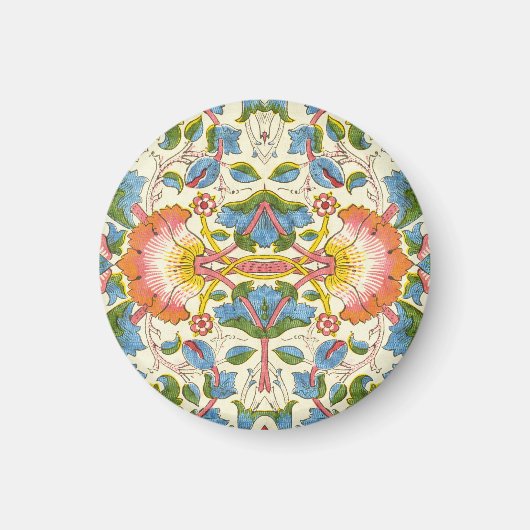William Morris Loddon Blossom Blumenmuster Magnet (Vorne)