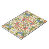 William Morris Loddon Blossom Blumenmuster Notizblock (Linke Seite)