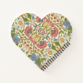 William Morris Loddon Blossom Blumenmuster Notizblock (Rückseite)