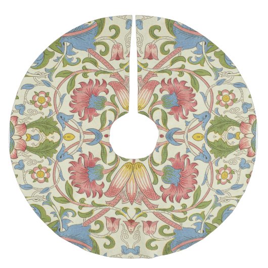 William Morris Loddon Blossom Blumenmuster Polyester Weihnachtsbaumdecke (Vorderseite)