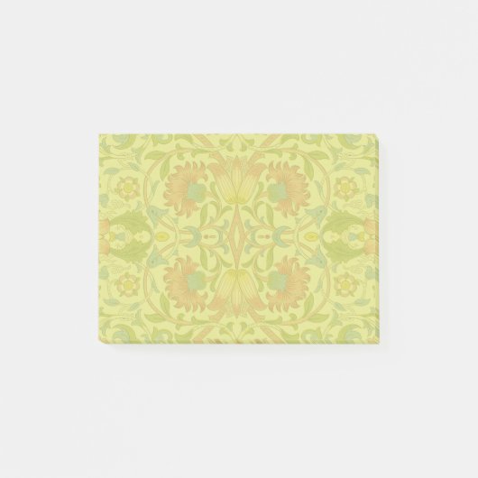 William Morris Loddon Blossom Blumenmuster Post-it Klebezettel (Vorderseite)