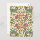 William Morris Loddon Blossom Blumenmuster Postkarte (Vorne/Hinten)