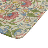 William Morris Loddon Blossom Blumenmuster Schneidebrett (Ecke)