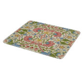 William Morris Loddon Blossom Blumenmuster Schneidebrett (Ecke)