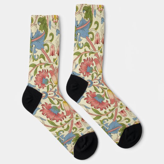 William Morris Loddon Blossom Blumenmuster Socken (Rechts)