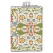 William Morris Loddon Blumengestaltungsmuster Flachmann (Rückseite)