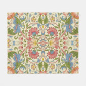 William Morris Loddon Blumengestaltungsmuster Fleecedecke (Vorderseite (Horizontal))