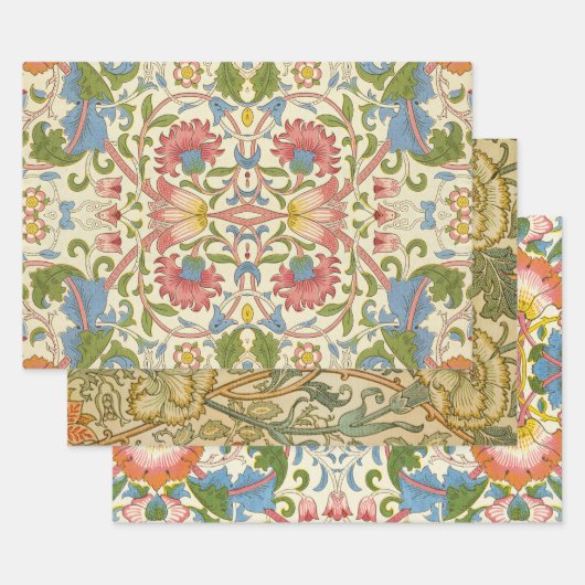 William Morris Loddon Blumengestaltungsmuster Geschenkpapier Set (Set)