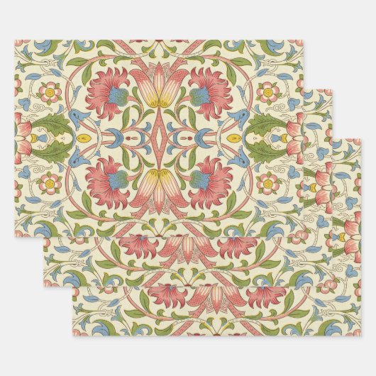 William Morris Loddon Blumengestaltungsmuster Geschenkpapier Set (Set)