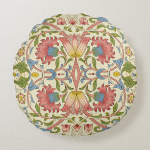 William Morris Loddon Blumengestaltungsmuster Rundes Kissen