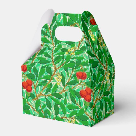 William Morris Lychee Tree Pattern, Light Green Geschenkschachtel (Vorderseite)