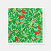 William Morris Lychee Tree Pattern, Light Green Serviette (Vorderseite)