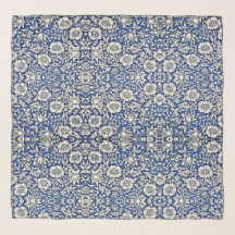 William Morris Mallow Blume Floral Blue White