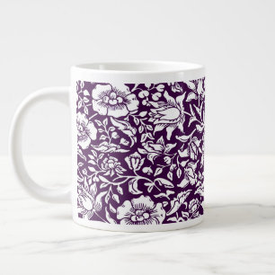 William Morris Mallow Floral Vintage Design Jumbo-Tasse