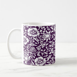 William Morris Mallow Floral Vintage Design Kaffeetasse
