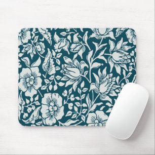 William Morris Mallow Floral Vintage Design Mousepad