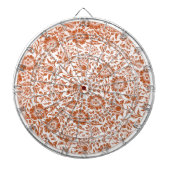 William Morris Mallow Floral Wallpaper Design Dartscheibe (vorne)