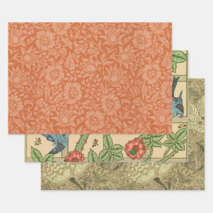 William Morris Mallow Floral Wallpaper Design Geschenkpapier Set