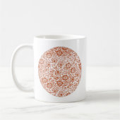 William Morris Mallow Floral Wallpaper Design Kaffeetasse (Links)