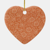 William Morris Mallow Floral Wallpaper Design Keramik Ornament (Hinten)