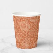 William Morris Mallow Floral Wallpaper Design Pappbecher (Rechts)