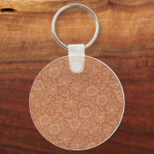 William Morris Mallow Floral Wallpaper Design Schlüsselanhänger (Vorderseite)