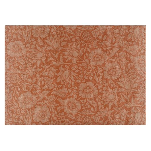 William Morris Mallow Floral Wallpaper Design Schneidebrett (Vorderseite)