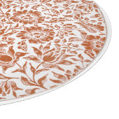 William Morris Mallow Floral Wallpaper Design Schneidebrett (Ecke)