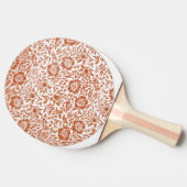 William Morris Mallow Floral Wallpaper Design Tischtennis Schläger (Seitenansicht)