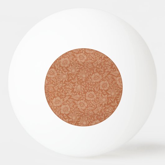 William Morris Mallow Floral Wallpaper Design Tischtennisball (Vorderseite)