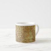 William Morris Marigold Antikes Blumenmuster Espressotasse (Vorderseite Rechts)