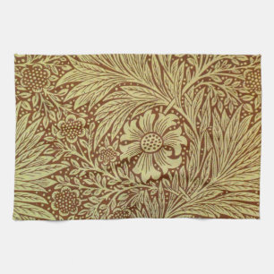 William Morris Marigold Antikes Blumenmuster Geschirrtuch
