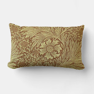 William Morris Marigold Antikes Blumenmuster Lendenkissen