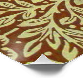 William Morris Marigold Antikes Blumenmuster Poster (Ecke)