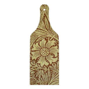 William Morris Marigold Antikes Blumenmuster Schneidebrett