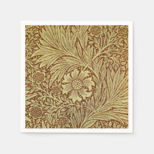 William Morris Marigold Antikes Blumenmuster Serviette