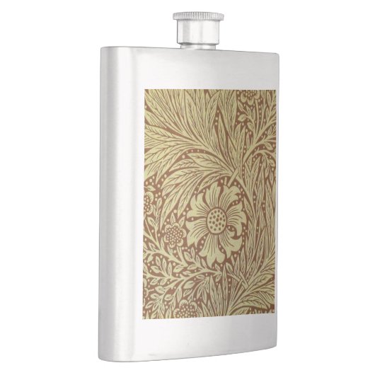 William Morris Marigold Blume Pattern Flachmann (Rechts)