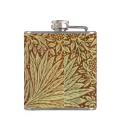 William Morris Marigold Blume Pattern Flachmann (Rückseite)