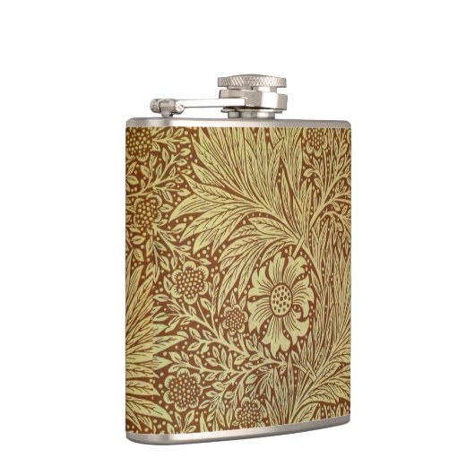 William Morris Marigold Blume Pattern Flachmann (Rechts)