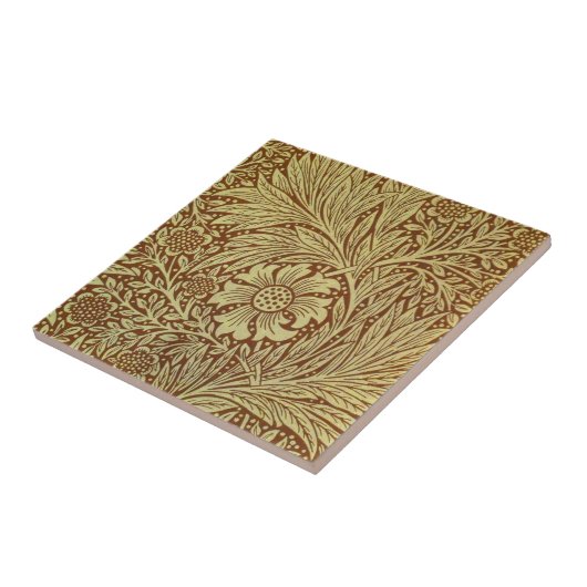 William Morris Marigold Blume Pattern Fliese (Seite)