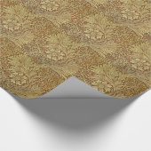 William Morris Marigold Blume Pattern Geschenkpapier (Ecke)