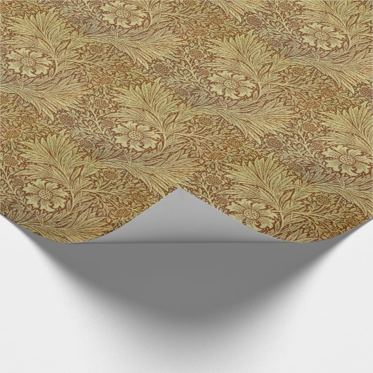 William Morris Marigold Blume Pattern Geschenkpapier (Ecke)