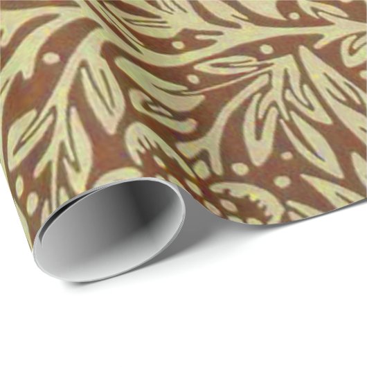 William Morris Marigold Blume Pattern Geschenkpapier (Rolleneckpunkt)